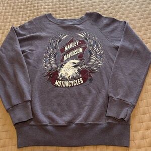 Vintage 1982 Harley-Davidson Cleveland, Ohio Eagle Crewneck Size S